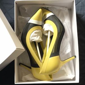 Calvin Klein mesh heels